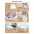 12Pcs Foldable Shoe Storage Box Rack Stackable Closet Drawer Organizer
