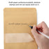 50Pack Kraft Paper Stand Up Food Bag w/ Clear Window